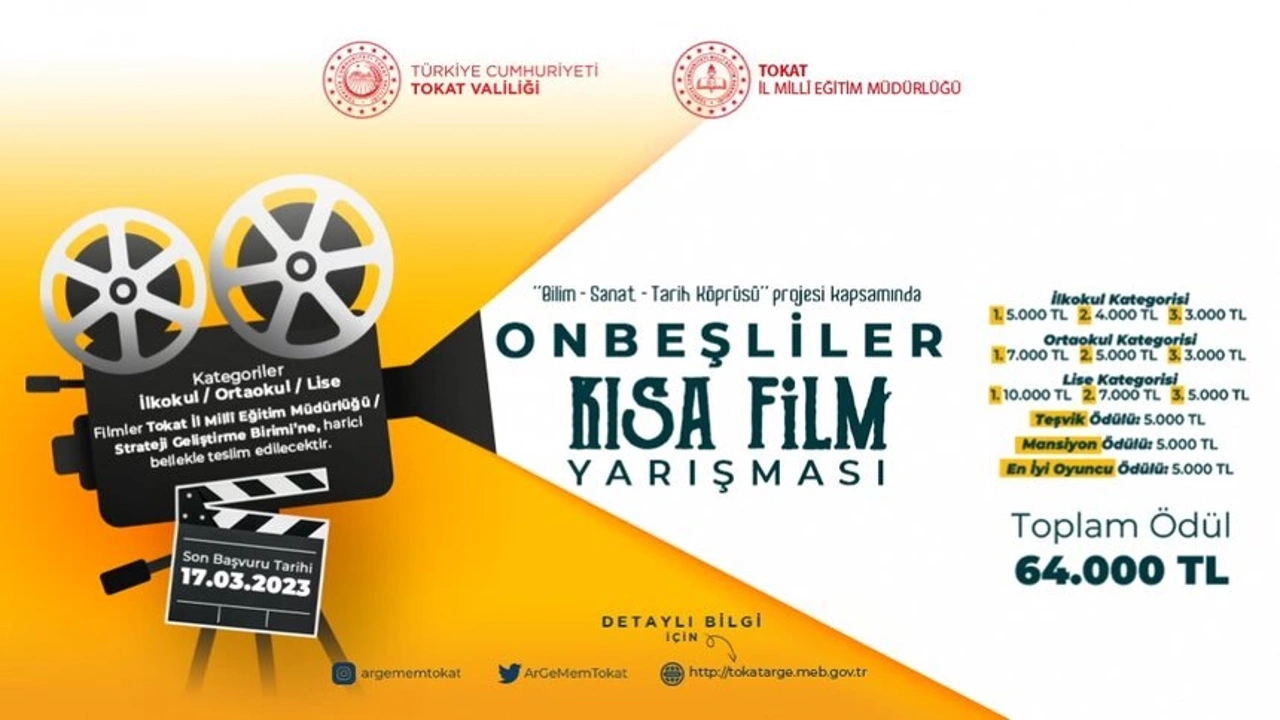 Tokat’ta 64 bin lira ödüllü yarışma
