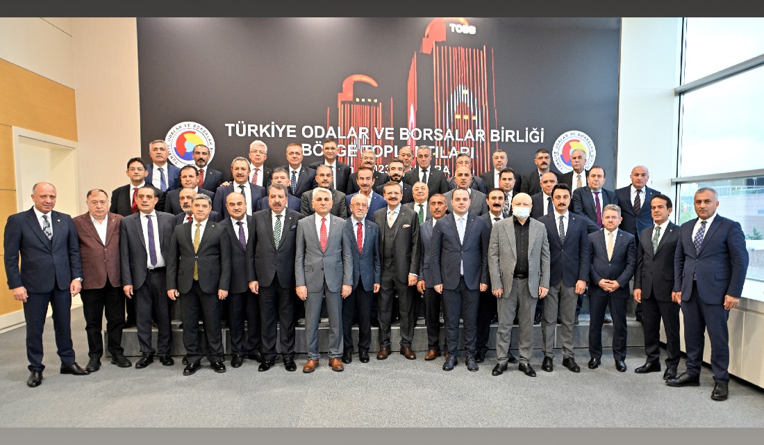 Doğu ve Güneydoğu Anadolu Bölgeleri oda-borsa başkanları TOBB’da buluştu