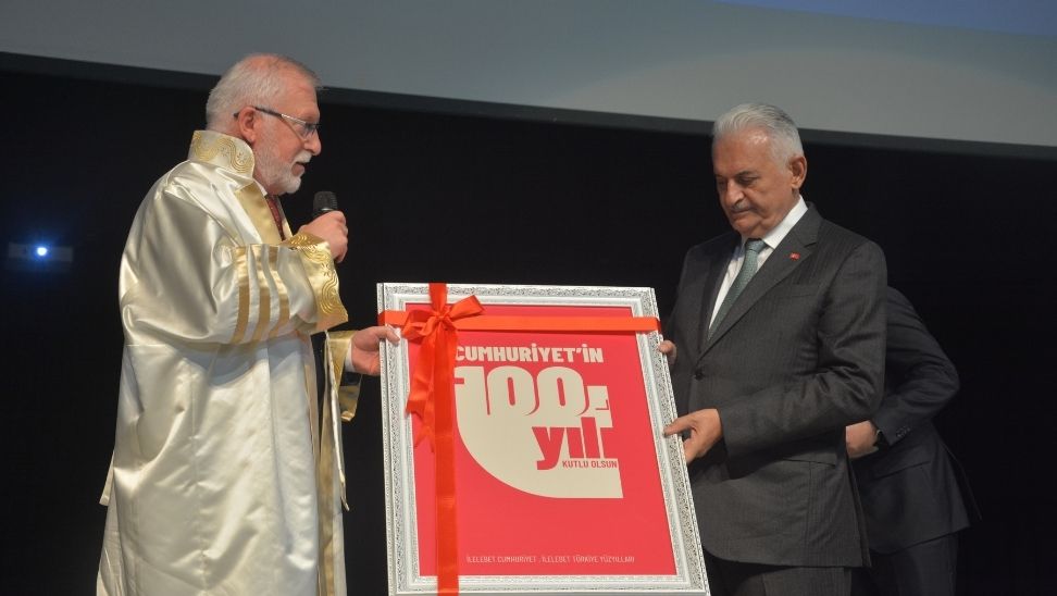 BAİBÜ Akademik Yılı Açılışına Binali Yıldırım katıldı