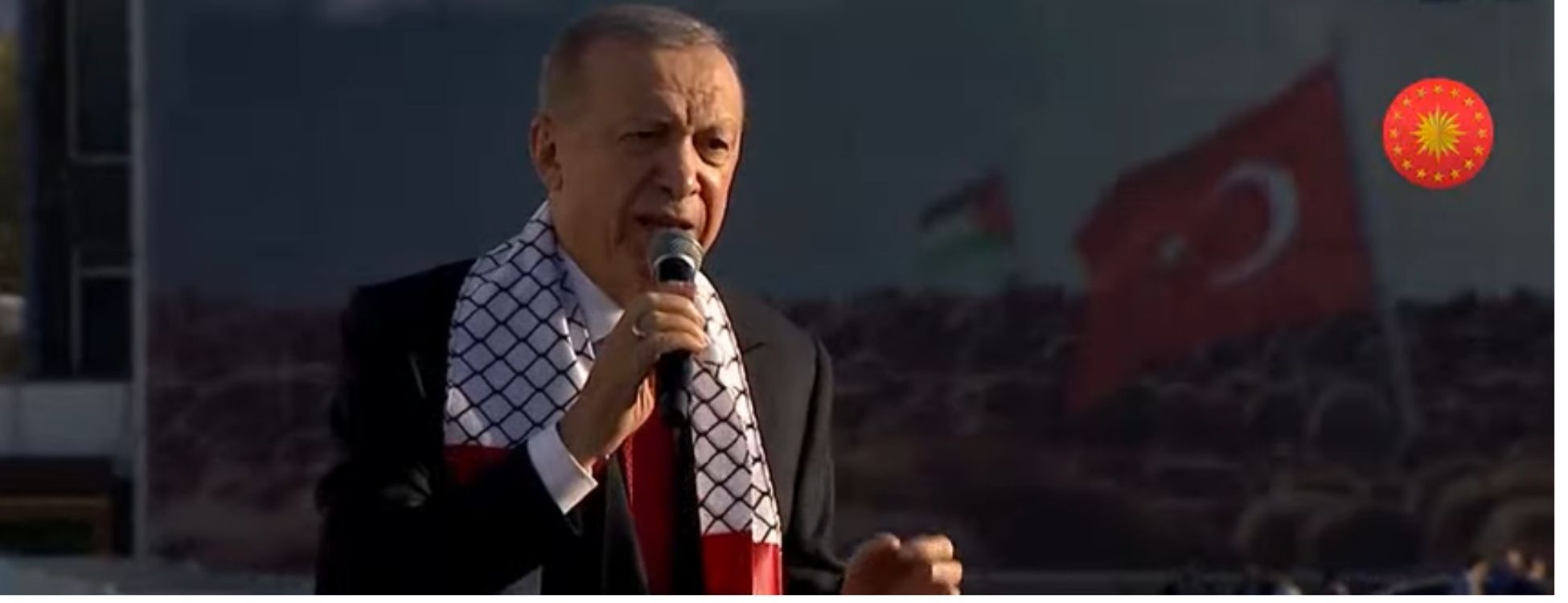 Cumhurbaşkanı Erdoğan Büyük Filistin mitinginde konuştu