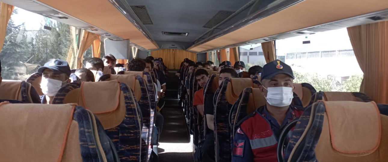 Burdur’da 132 düzensiz göçmen yakalandı
