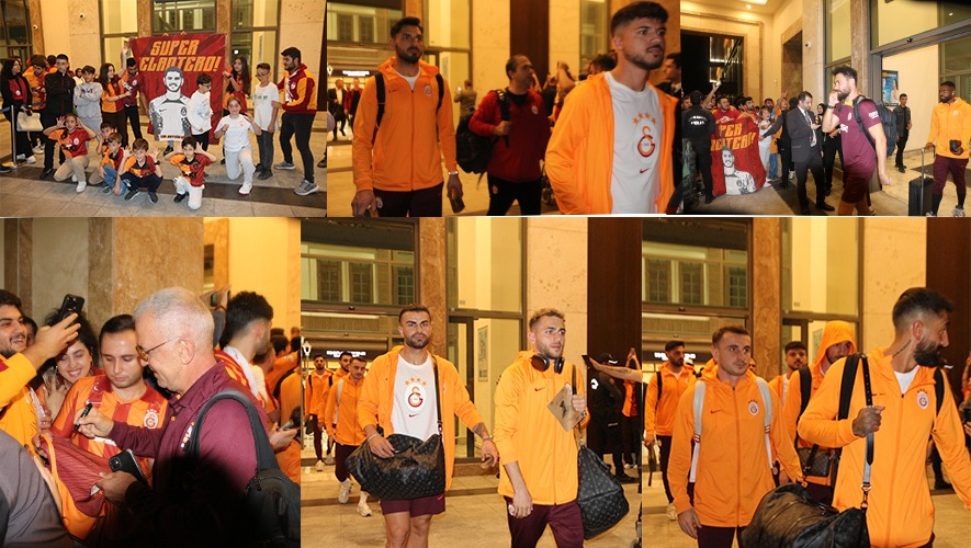 Galatasaray’a Pazar’da coşkulu karşılama!
