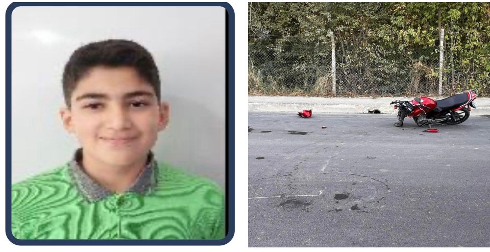 Amasya’da motosiklet 13 yaşında can aldı