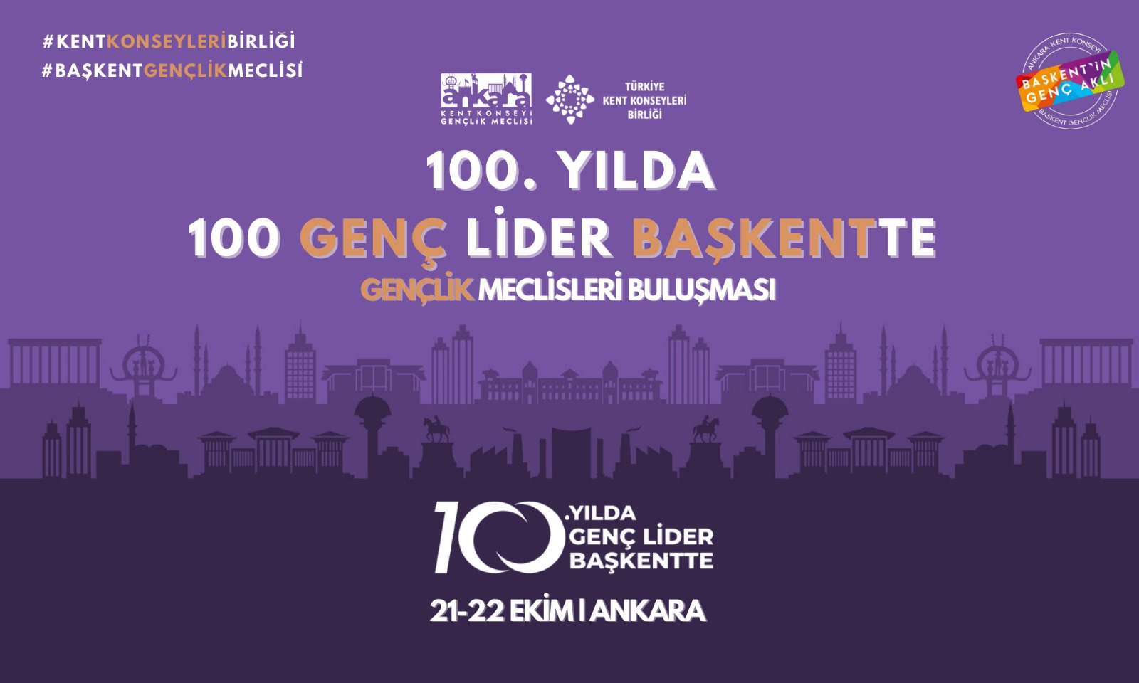 Cumhuriyet’in 100’üncü yılında Türkiye Gençlik Meclisleri bir araya geliyor