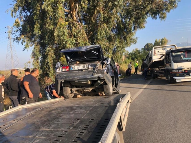 Aydın’da trafik kazası: 1 ölü, 5 yaralı