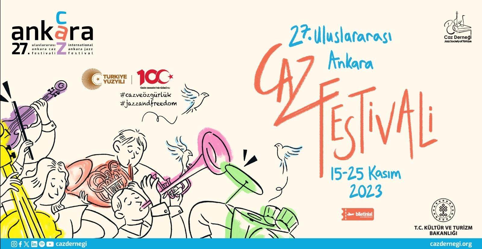 “Uluslararası Ankara Caz Festivali” başlıyor.