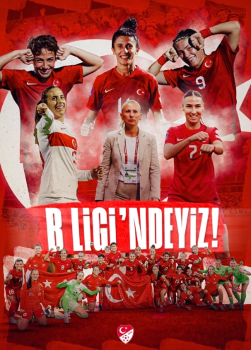Kadın Milli Takımımız B Ligi’ne yükseldi