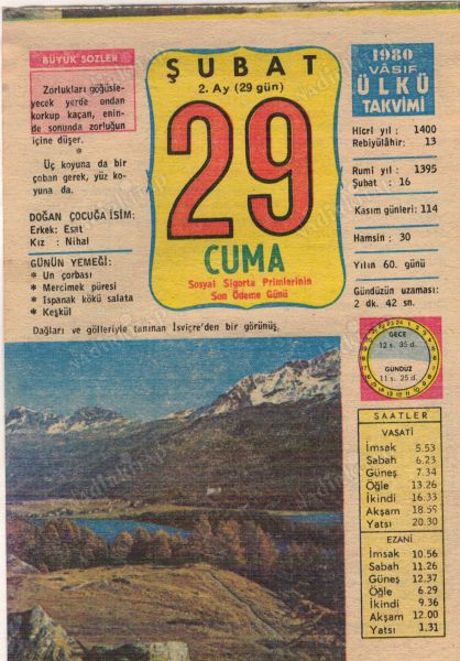 Bugün 29 Şubat Artık Yıl. Artık Yıl Olmasaydı Ne Olurdu?