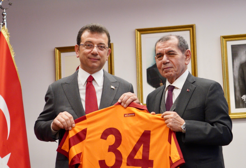 Ekrem İmamoğlu, Dursun Özbek’le bir araya geldi