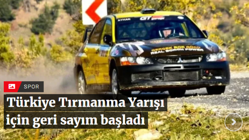 Türkiye Tırmanma Yarışı için geri sayım başladı