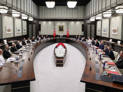 Millî Güvenlik Kurulu, Cumhurbaşkanı Erdoğan başkanlığında toplandı