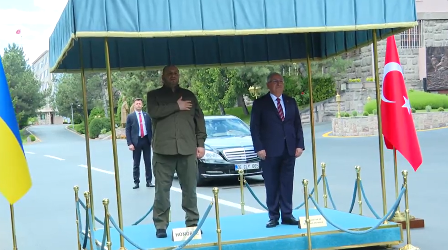 Rüstem Umerov’dan Millî Savunma Bakanı Yaşar Güler’e ziyaret