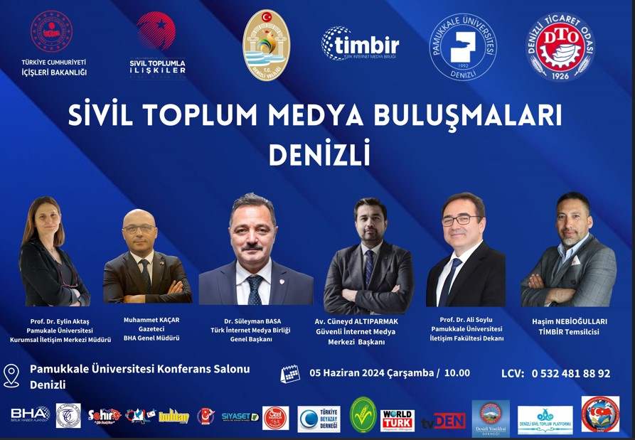 Denizli’de Sivil Toplum ile Medya Buluşacak