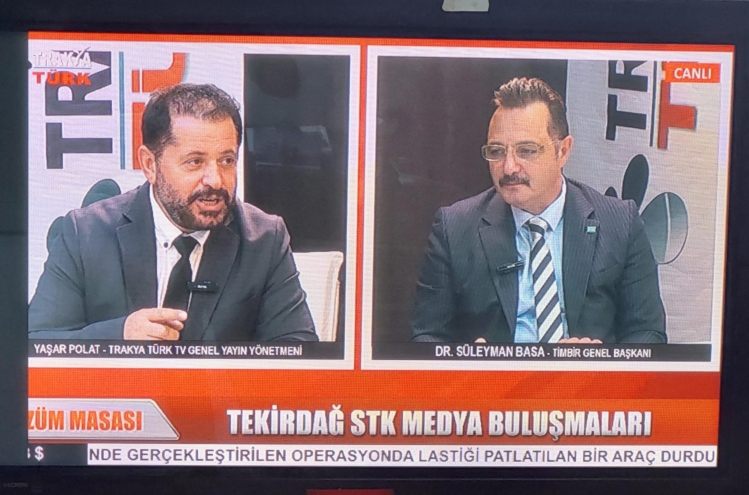 Trakya Türk TV’de ‘TİMBİR’ konuşuldu