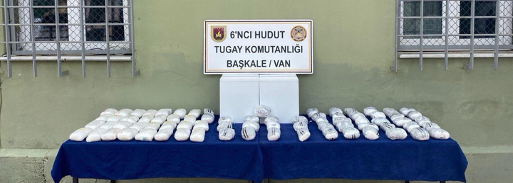 9 adet çuval içerisinde 38,5 kilogram metamfetamin ele geçirildi