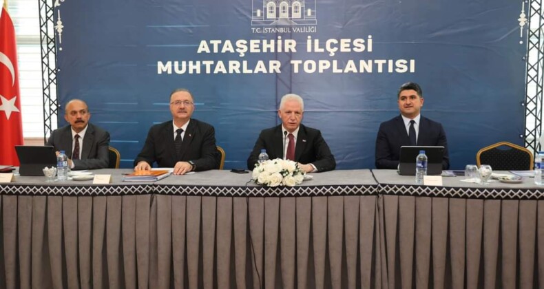 İstanbul Ataşehir İlçesine Muhtarlar Komisyon Toplantısı!!
