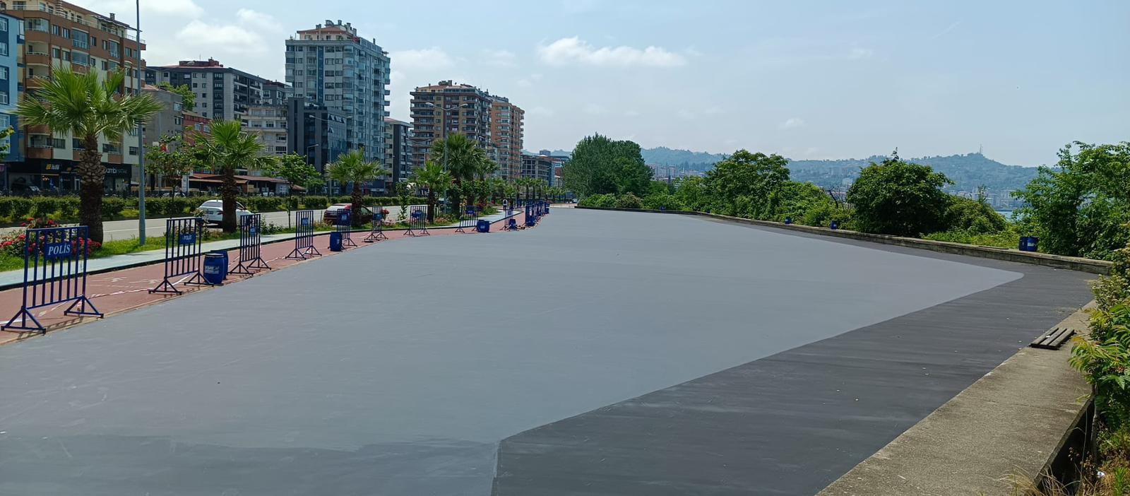 Rize’de Açık Hava Sporunu seveneler için yeni spor alanı yapılıyor