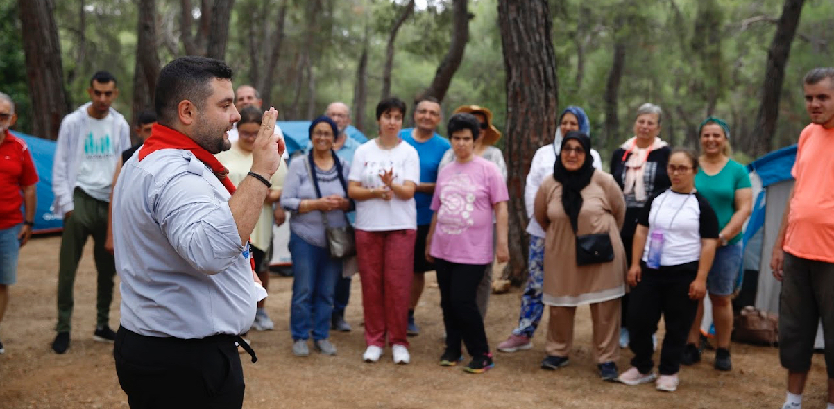 Antalya’lı özel gençler gençlik kampında