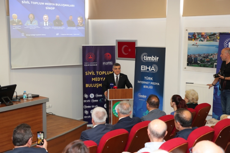 Sinop Valisi Özarslan, ‘Sivil Toplum Medya Buluşmaları’nda; “Medya ve sivil toplumun aynı amaç uğruna buluşmasını çok önemli”