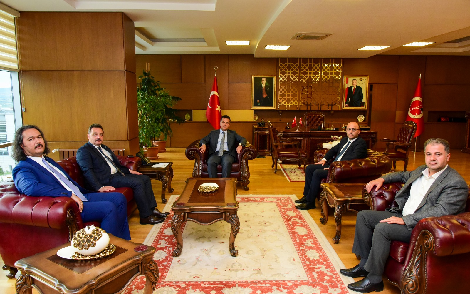 TİMBİR’den Kastamonu Üniversitesi Rektörü Prof. Dr. Topal’a ziyaret