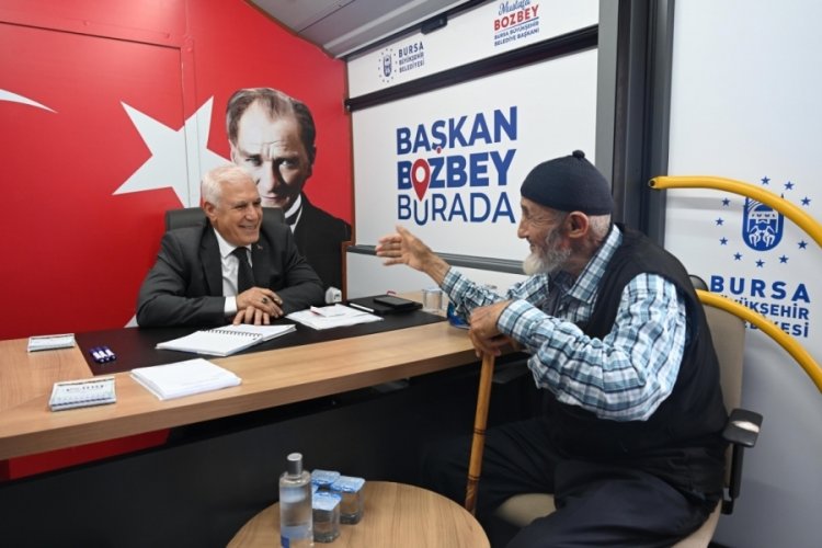 Bursa’da, ‘Başkan Bozbey Burada’ projesinin ilk durağı Büyükorhan oldu