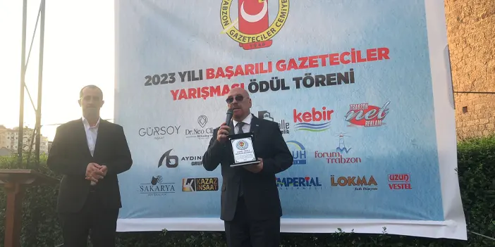 TİMBİR Yönetim Kurulu Üyesi, Haber61 İmtiyaz Sahibi Tanju Akıncıoğlu’na Hizmet Ödülü