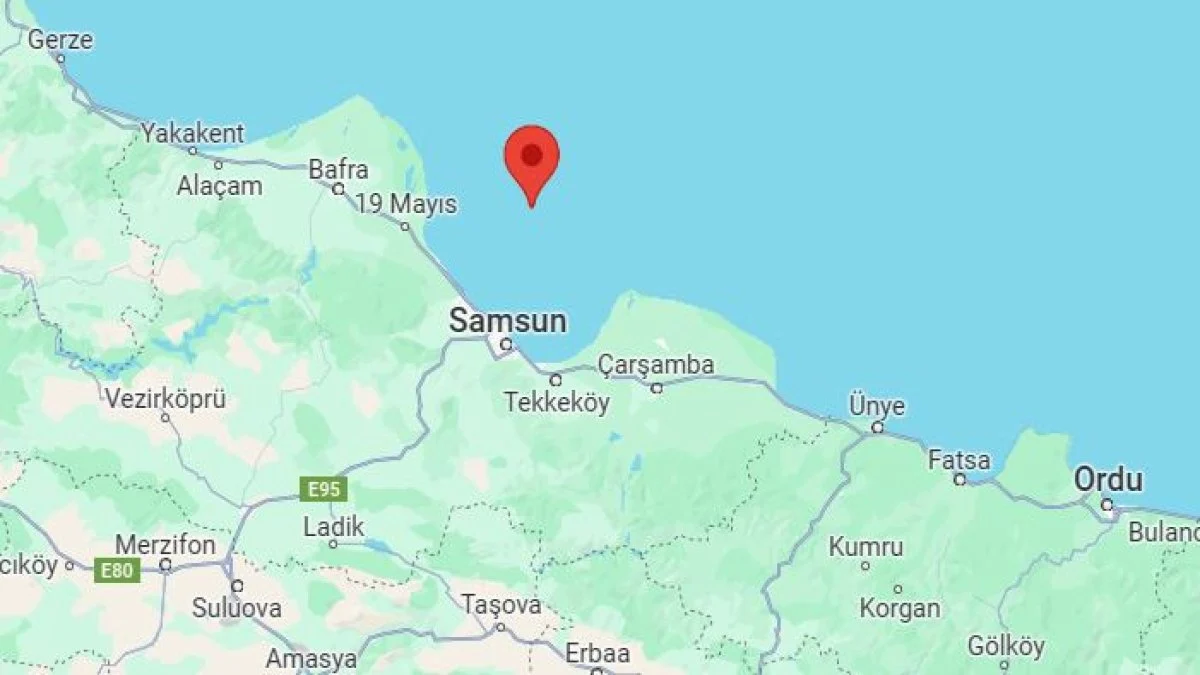 Samsun’da Deprem