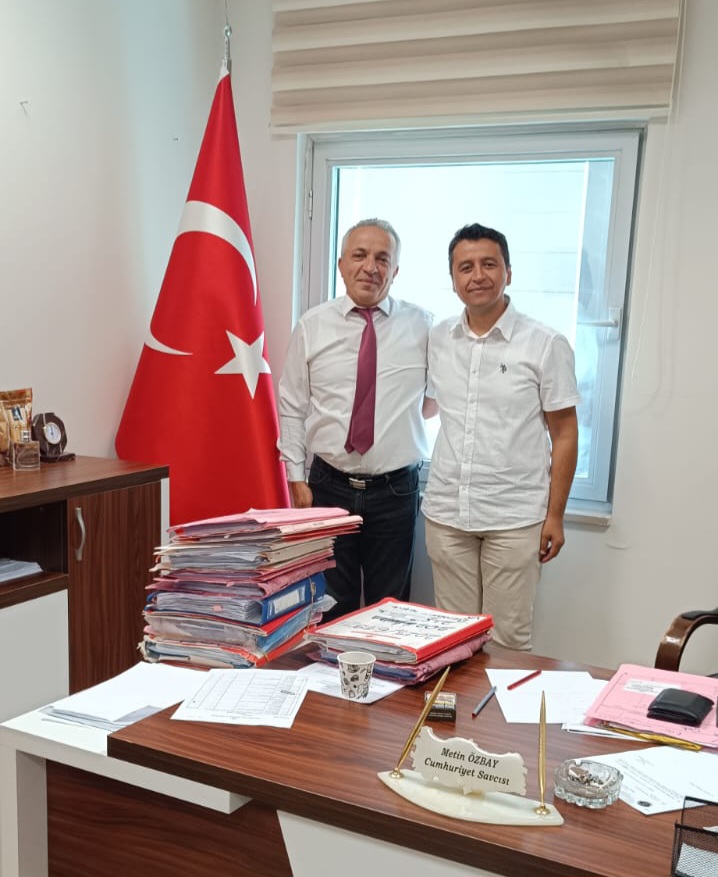 İzmir Bölge Mahkeme Başkanlığında Görev Yapan Savcı Metin Özbay’ı Ziyaret!!