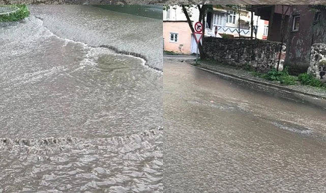 Ardahan’da sağanak yağış hayatı olumsuz etkiledi