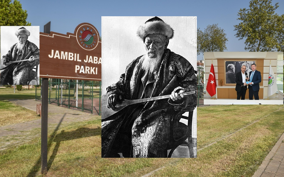 Kepez’den jambıl jabayev parkı’na anıt