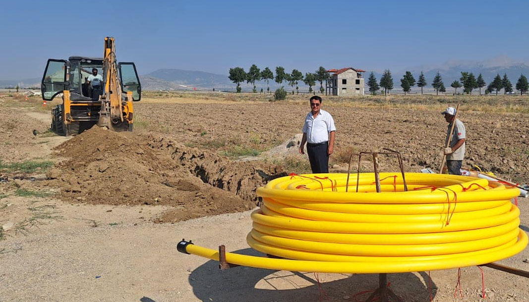 Kuleönü kasabası doğalgaza kavuşuyor