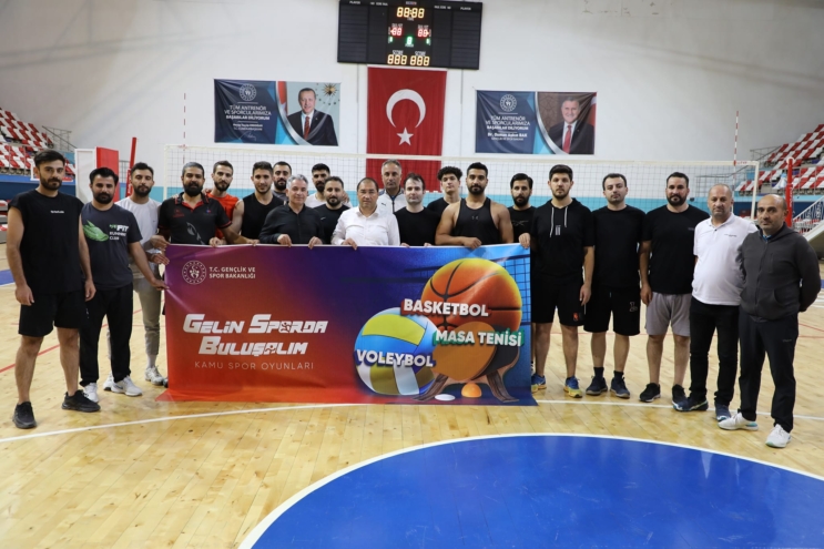 2. Kamu spor oyunları müsabakaları başladı