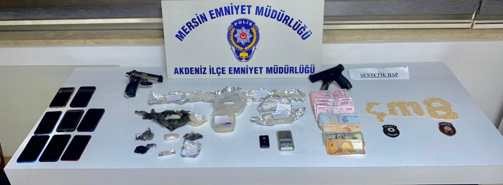 Mersin polisi hız kesmiyor