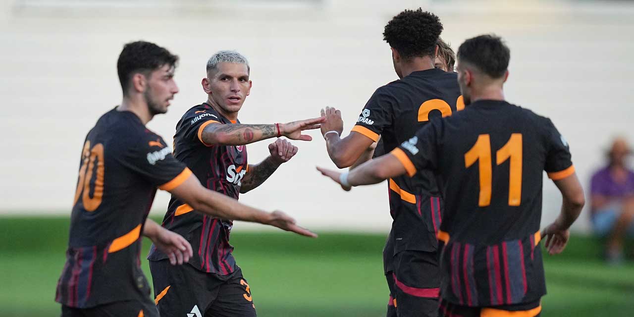 Galatasaray, hazırlık maçında 8 gol atarak kazandı