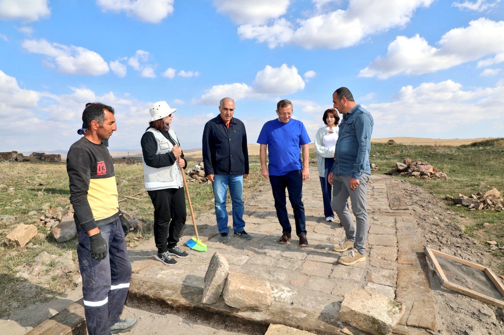 Kars Valisi Ziya Polat, Ani Ören Yerinde incelemelerde bulundu