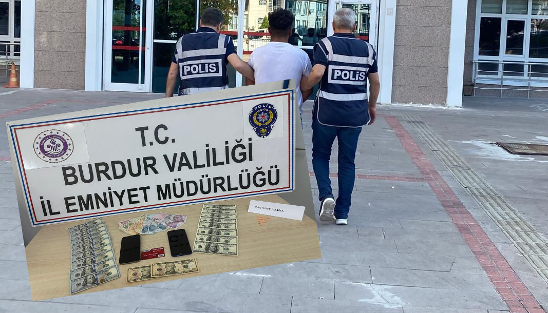 Burdur ve Manavgat Emniyetinden koordineli çalışma: Dolandırıcı yakalandı
