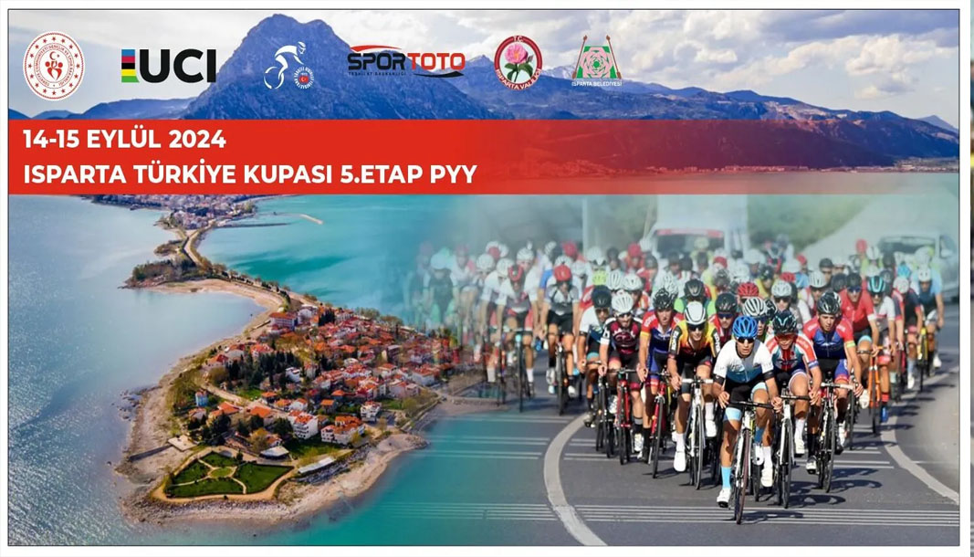 Isparta, Türkiye kupası 5. etap puanlı bisiklet yol yarışına hazırlanıyor