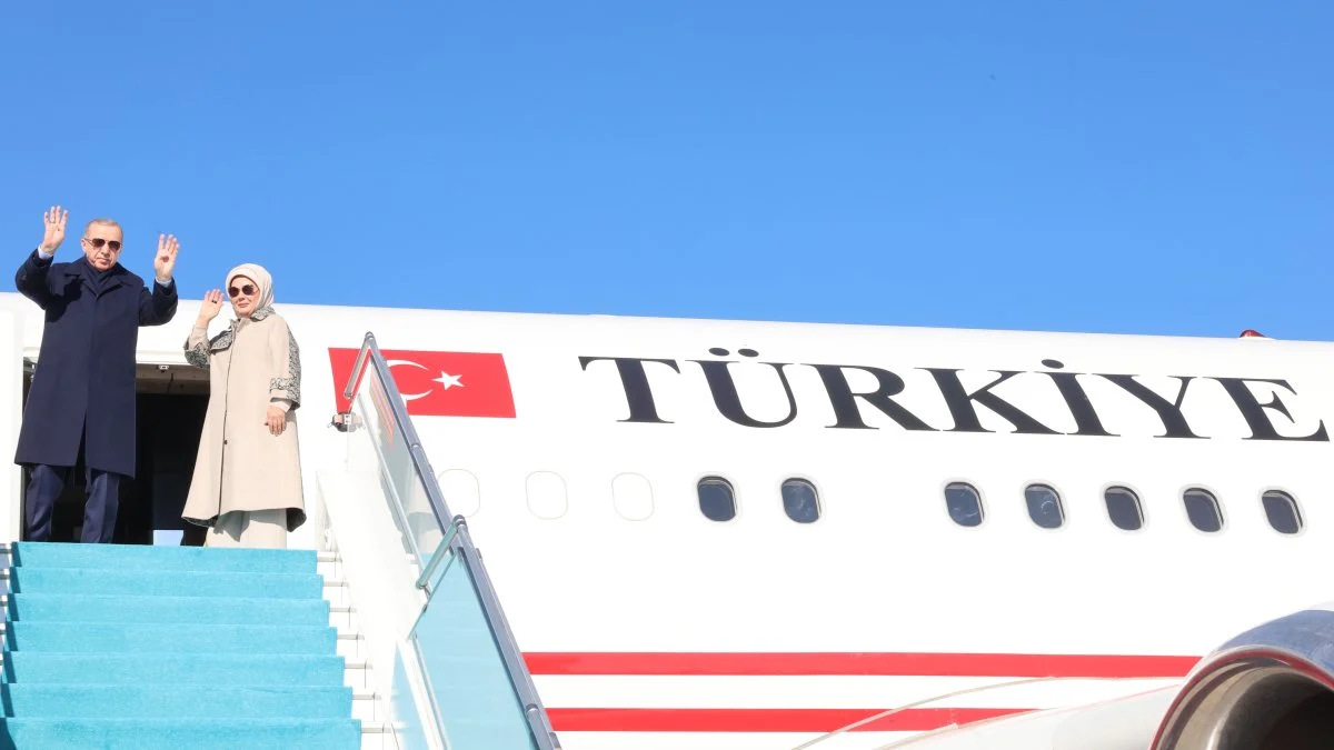 Cumhurbaşkanı Erdoğan eşi Emine Erdoğan ile Tataristan’a gitti
