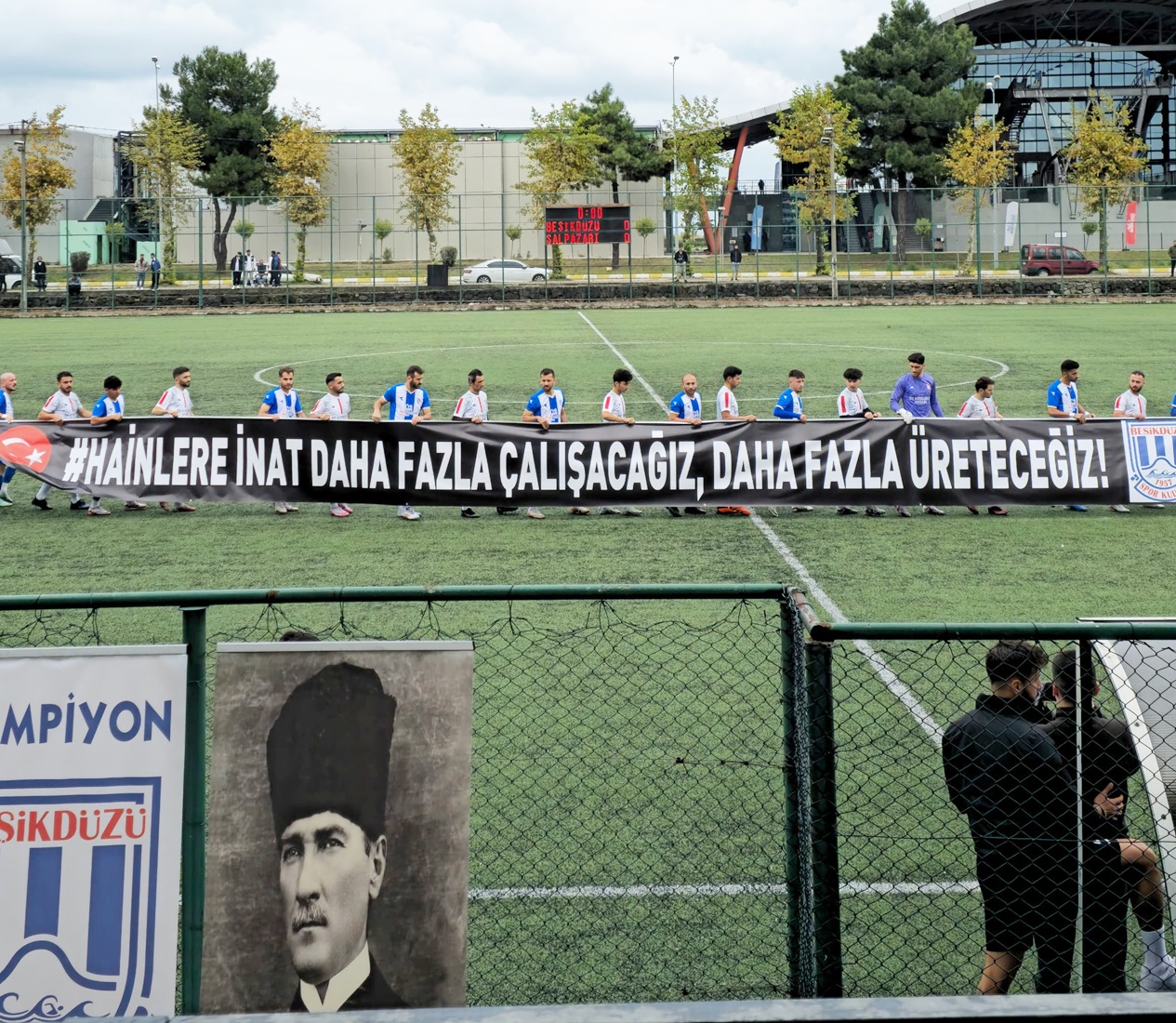 Trabzon’da iki komşu ilçe takımın maç öncesinde anlamlı mesajı