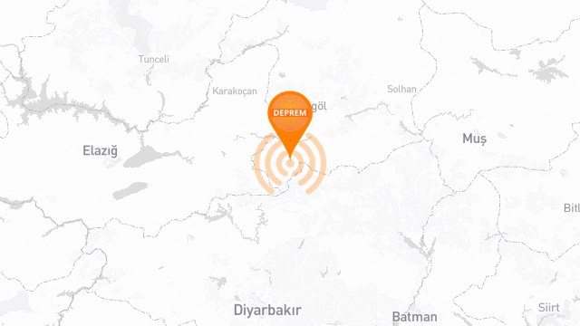 Diyarbakır’da Hissedilen Deprem