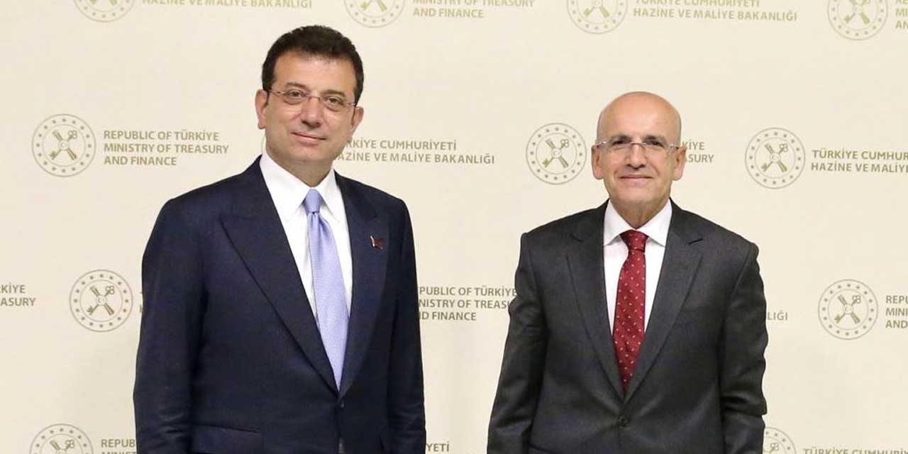 Ekrem İmamoğlu, Bakan Mehmet Şimşek’le bir araya geldi: