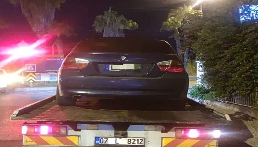 10 araç trafikten men edildi