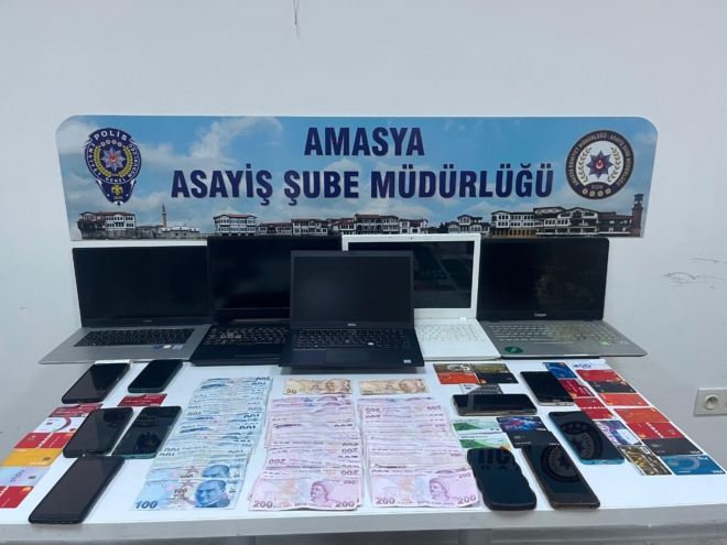Amasya’da nitelikli dolandırıcılık operasyonu: 6 şüpheli gözaltında