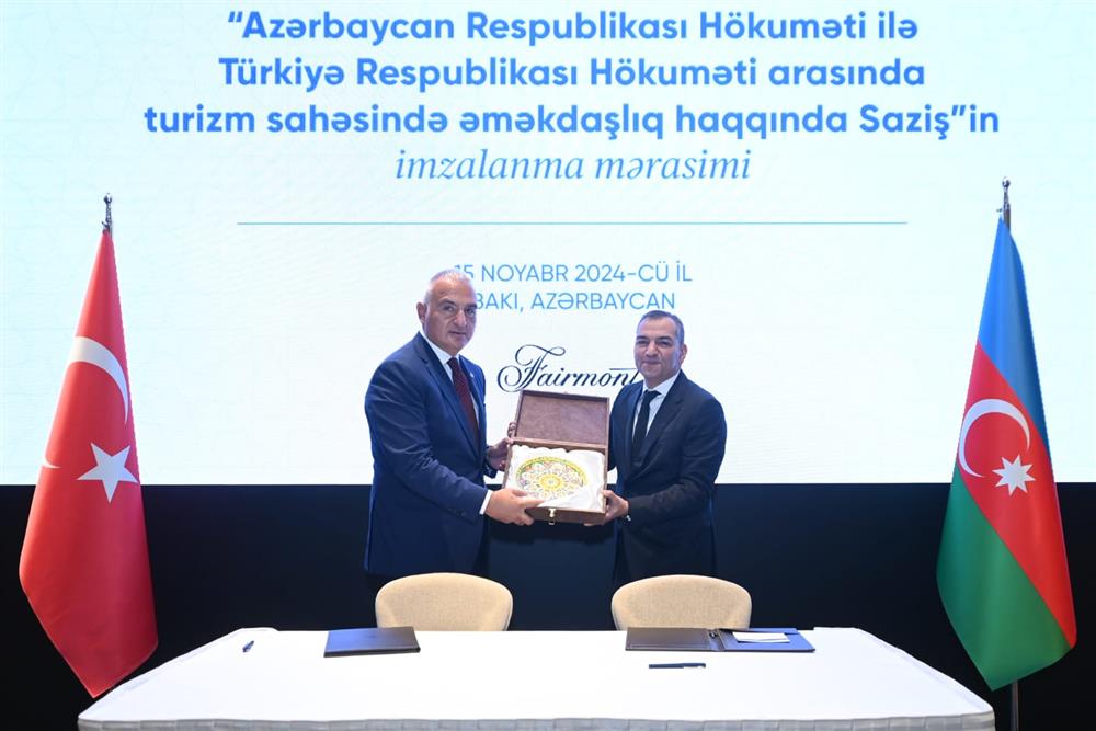 Türkiye ile Azerbaycan arasında Turizm Alanında İşbirliği Anlaşması imzalandı