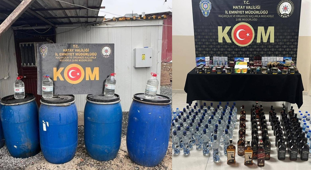 Hatay’da sahte alkol operasyonu – Birlik Haber Ajansı