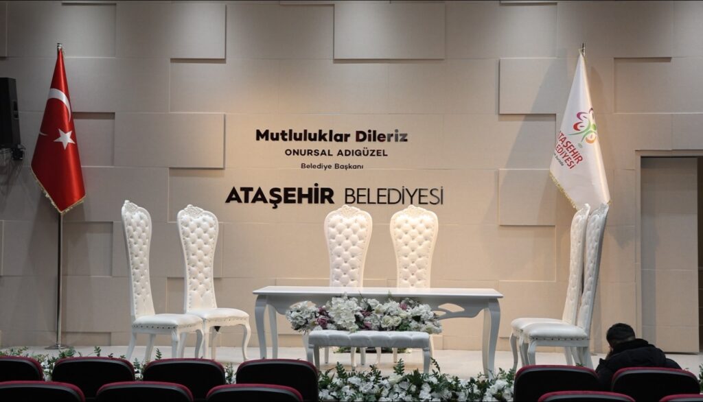 ATAŞEHİR BELEDİYESİ’NİN YENİ NİKÂH SALONU HİZMET VERMEYE BAŞLADI!!