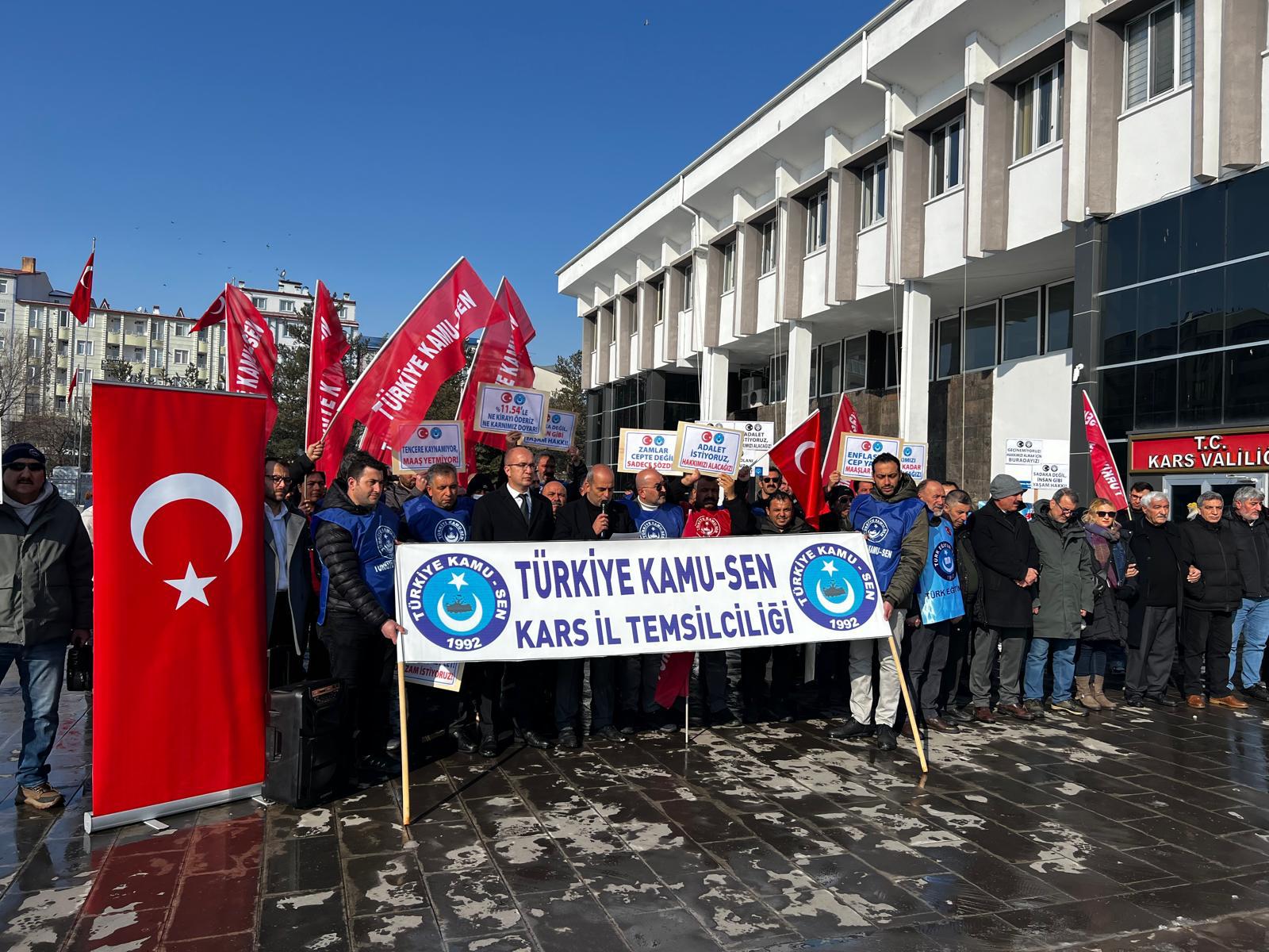 Kars Kamu – Sen : “Enflasyon rakamlarının açıklanmasıyla umudumuzu kaybettik” – Birlik Haber Ajansı