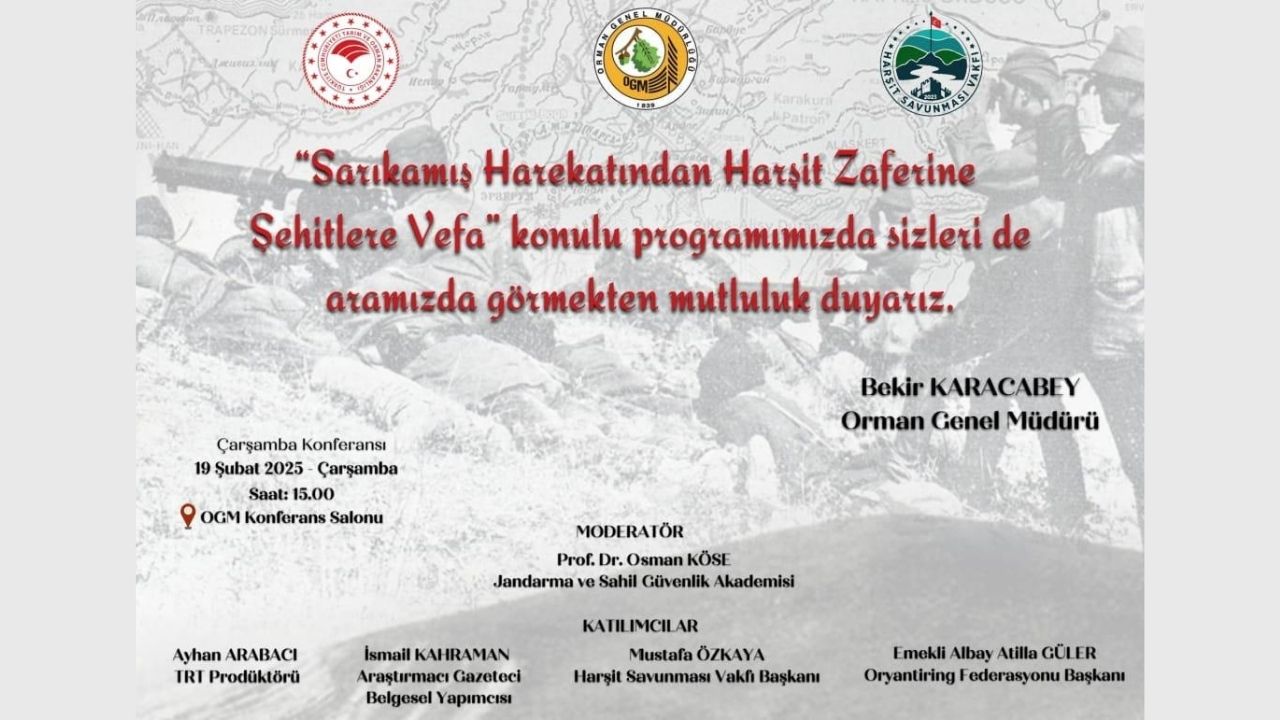 Ankara’da “Kafkas Cephesi Harşit Savunması Zaferi” paneli düzenleniyor – Birlik Haber Ajansı