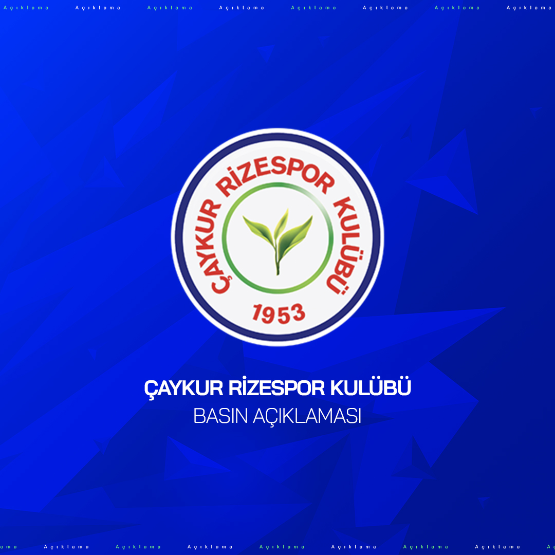 ÇaykurRizespor’dan TFF’ye Yeter Artık Durum – Birlik Haber Ajansı
