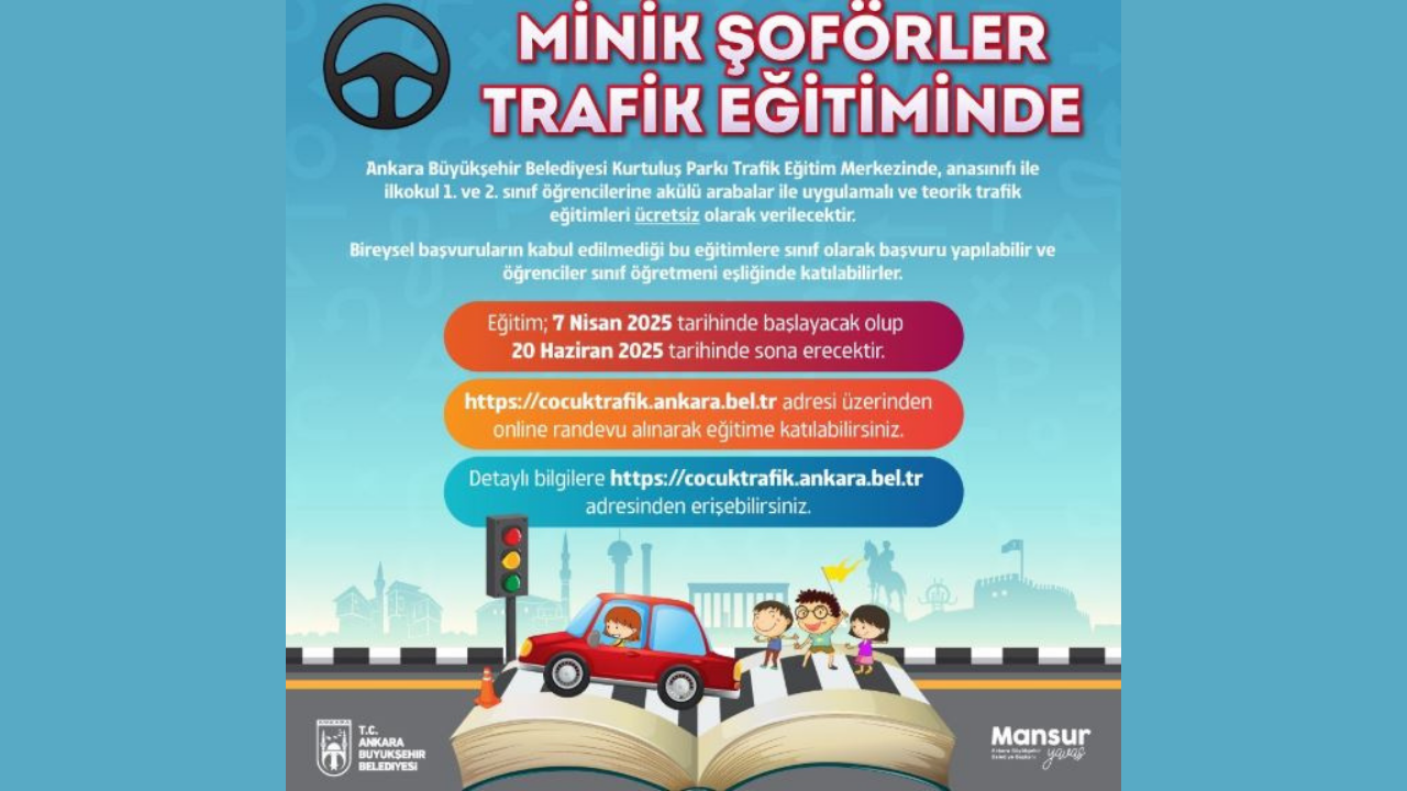 ABB’den Başkentli miniklere ücretsiz trafik eğitimi – Birlik Haber Ajansı